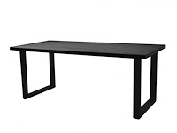 Brentford tafel 190 cm u-poot blackwood - afbeelding 2 van  5