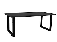 Brentford tafel 190 cm u-poot blackwood - afbeelding 3 van  5