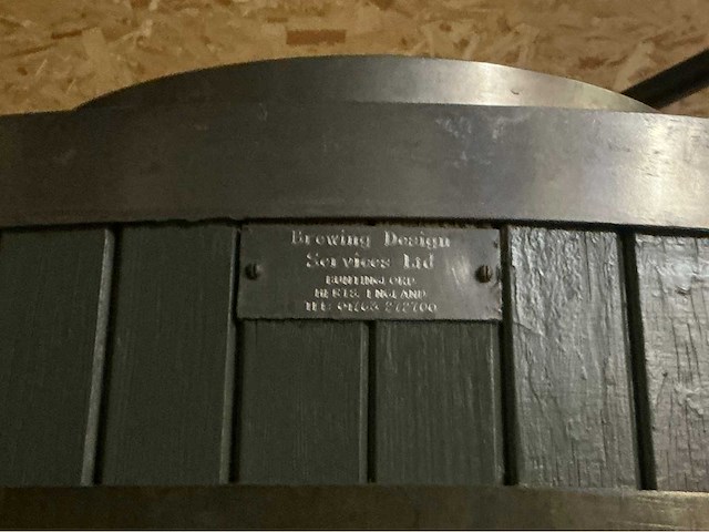 Brewing design services ltd 2000l bierbrouwketel - afbeelding 5 van  7