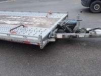 Brian james trailers transport trailer - 3-assige autodrager/flatbed trailer. - afbeelding 9 van  9