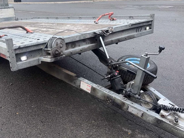 Brian james trailers transport trailer - 3-assige autodrager/flatbed trailer. - afbeelding 7 van  9