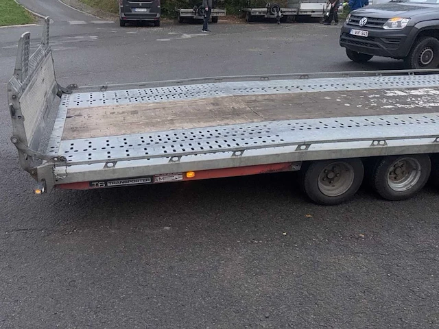 Brian james trailers transport trailer - 3-assige autodrager/flatbed trailer. - afbeelding 3 van  9