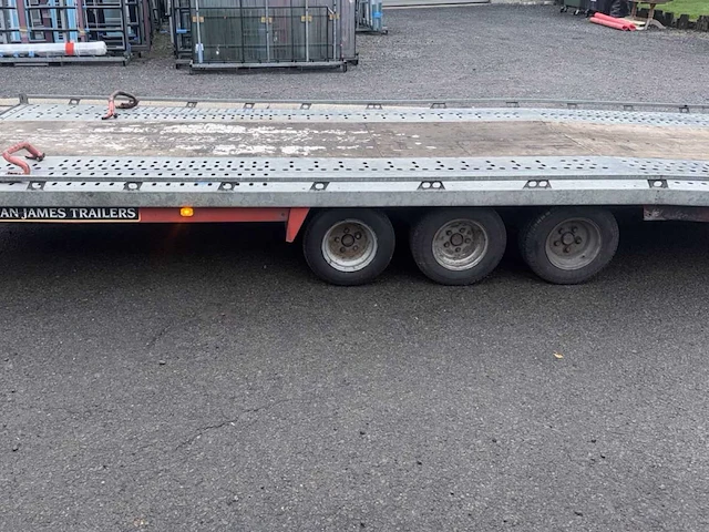 Brian james trailers transport trailer - 3-assige autodrager/flatbed trailer. - afbeelding 4 van  9
