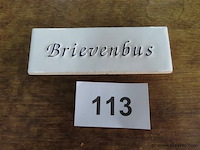 Brievenbus 14,5x5cm - afbeelding 1 van  2