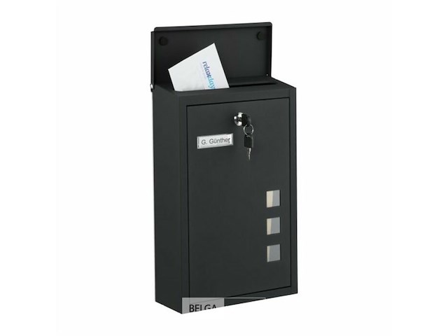 Brievenbus met sleutel - afbeelding 1 van  6