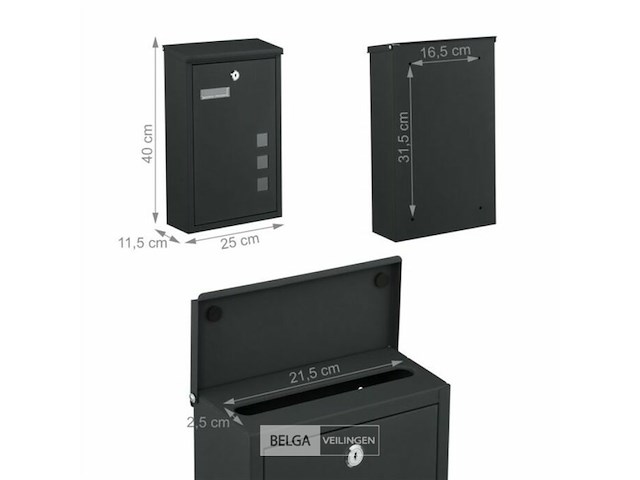 Brievenbus met sleutel - afbeelding 3 van  6