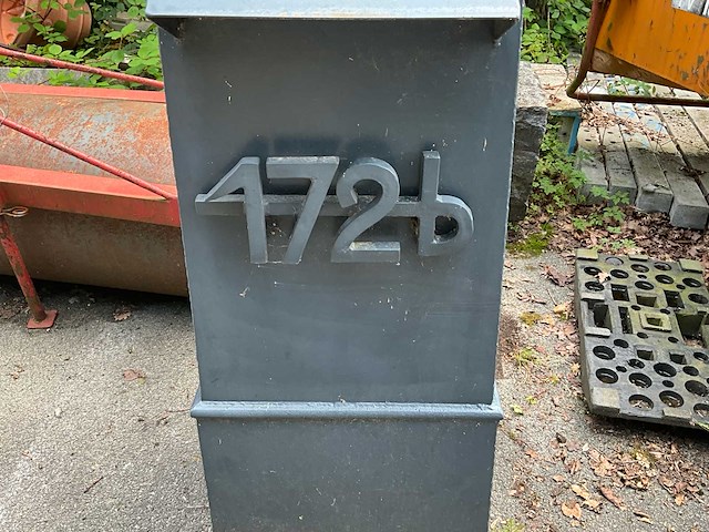 Brievenbus met versiering en voorzien van sleutel - afbeelding 5 van  10