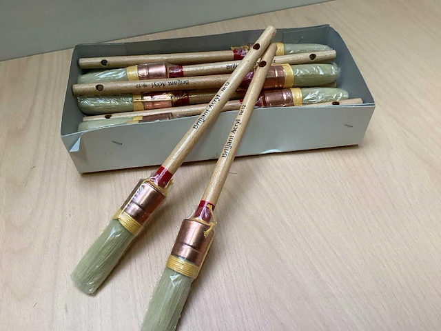 Briljant ronde kwast maat 12 (12x) - afbeelding 1 van  4