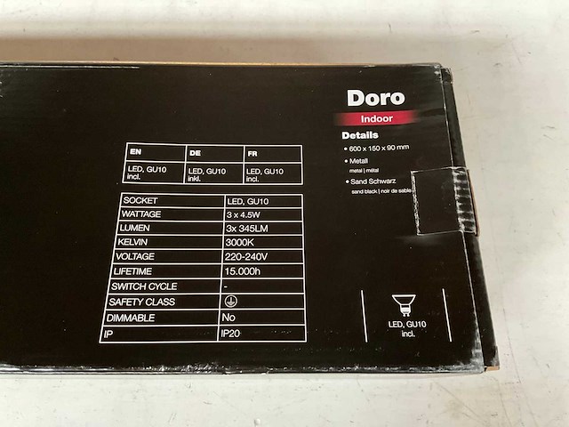 Brilliant doro 3-lichts plafondlamp (50x) - afbeelding 7 van  9