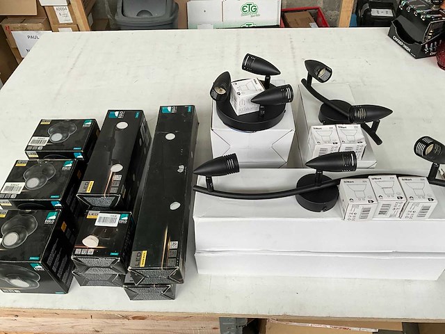 Brilliant & eglo mix kavel diverse verlichting (15x) - afbeelding 1 van  10