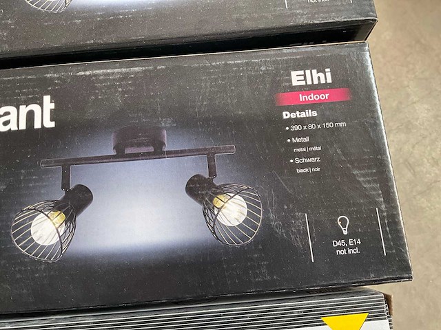 Brilliant elhi 2-lichts plafondlamp (77x) - afbeelding 2 van  3