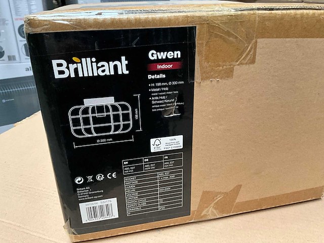 Brilliant gwen plafondlamp (28x) - afbeelding 3 van  4