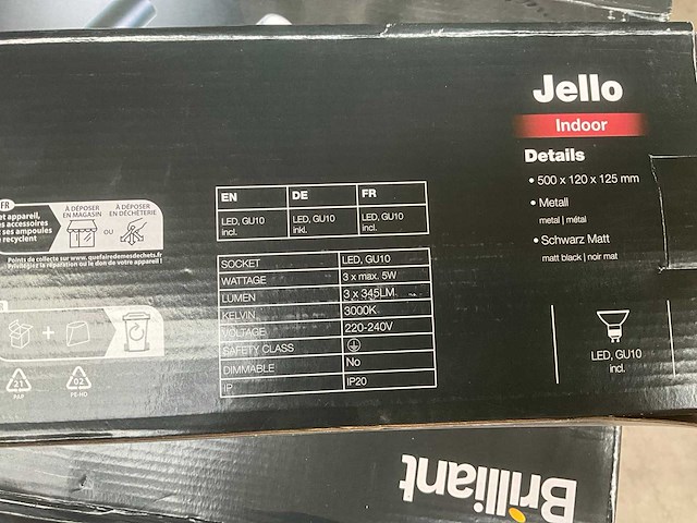 Brilliant jello 3-lichts plafondlamp (23x) - afbeelding 7 van  8