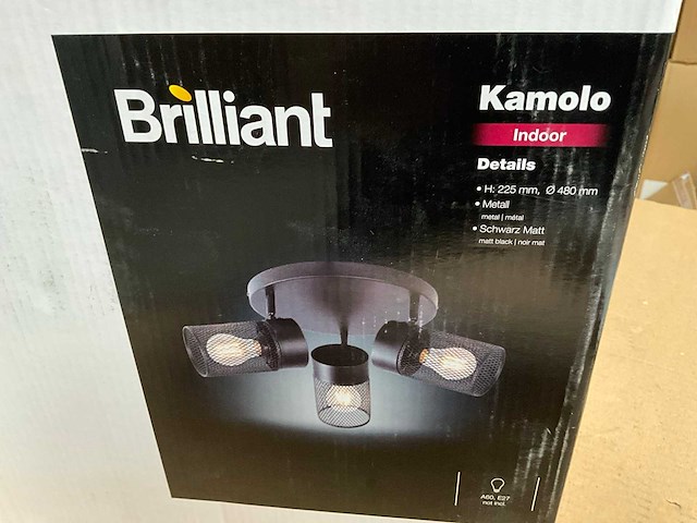Brilliant kamolo 3-lichts plafondlamp (40x) - afbeelding 4 van  6