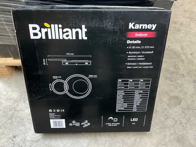 Brilliant karney plafondlamp (13x) - afbeelding 5 van  7