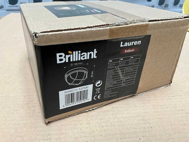 Brilliant lauren plafondlamp 19cm (25x) - afbeelding 5 van  5