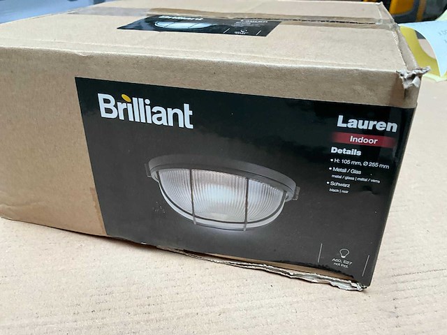 Brilliant lauren plafondlamp 25,5cm (25x) - afbeelding 4 van  5