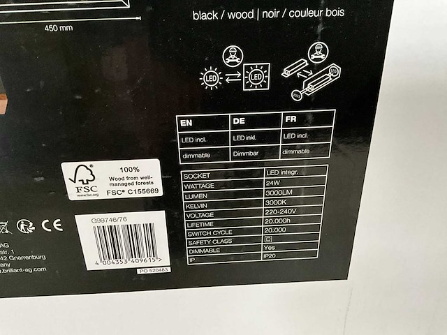 Brilliant loneos plafondlamp 45 x 40 cm (22x) - afbeelding 5 van  6