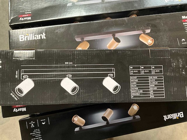 Brilliant marty 3-lichts plafondlamp (28x) - afbeelding 6 van  7