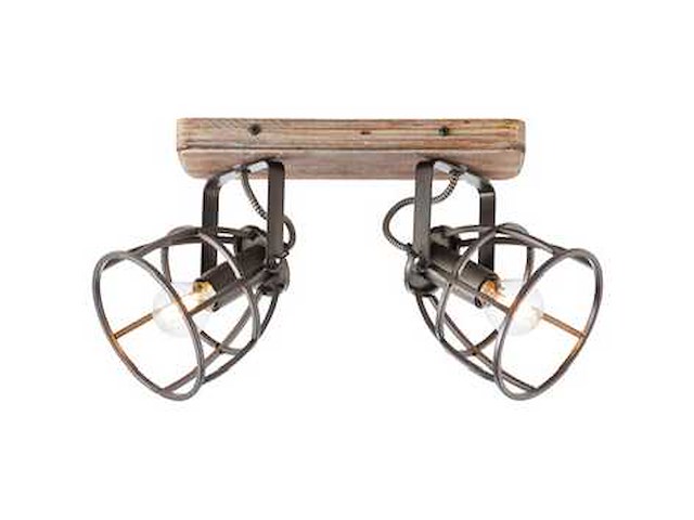 Brilliant matrix 2-lichts plafondlamp (6x) - afbeelding 1 van  4