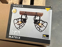 Brilliant matrix 2-lichts plafondlamp (6x) - afbeelding 3 van  4