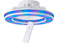 Brilliant mondello ventilator plafondlamp wit - afbeelding 1 van  4