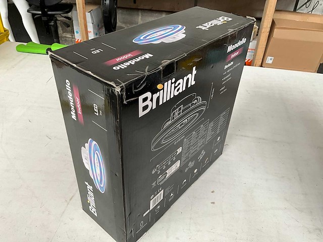 Brilliant mondello ventilator plafondlamp wit - afbeelding 3 van  4