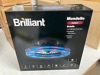 Brilliant mondello zwart ventilator lamp met afstandsbediening - afbeelding 2 van  6