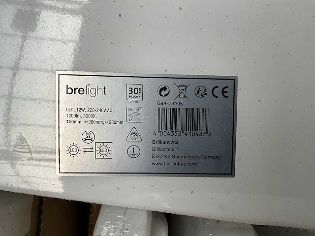 Brilliant palletdeal led plafondlamp farica starry 3000k - afbeelding 7 van  8