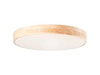 Brilliant slimline wood plafondlamp ?50,5 cm (33x) - afbeelding 1 van  4