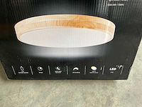 Brilliant slimline wood plafondlamp ?50,5 cm (33x) - afbeelding 3 van  4