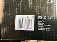 Brilliant slimline zwart plafondlamp ?33 cm (54x) - afbeelding 5 van  8