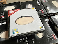 Brilliant slimline zwart plafondlamp ?33 cm (54x) - afbeelding 6 van  8
