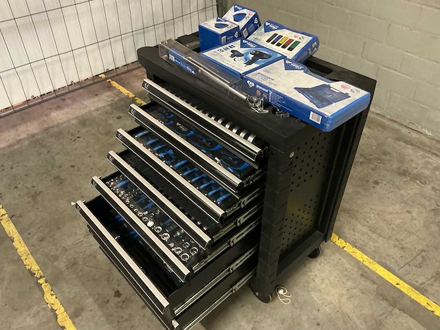 Brilliant tools gereedschapswagen gevuld - afbeelding 1 van  12