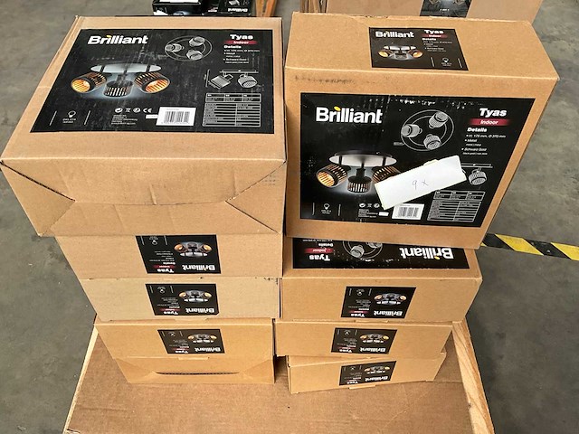 Brilliant tyas 3-lichts plafondlamp (9x) - afbeelding 2 van  4