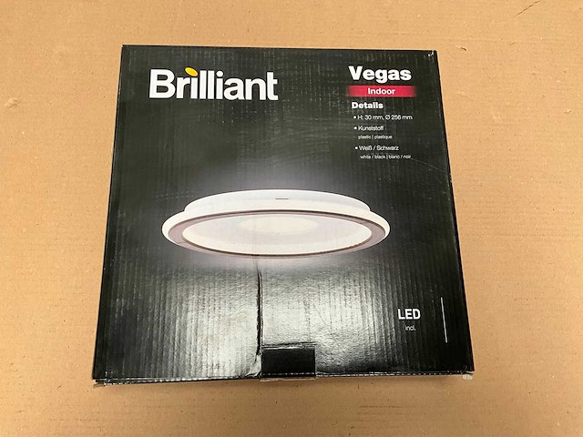 Brilliant vegas plafondlamp 25,6 cm (37x) - afbeelding 3 van  5