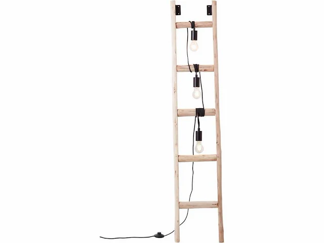Brilliant vloerlamp ladder met voetschakelaar (5x) - afbeelding 1 van  5