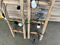 Brilliant vloerlamp ladder met voetschakelaar showmodel (2x) - afbeelding 2 van  4