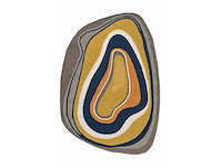 Brink & campman tapijt, habitat aura ochre buiten/binnen 477306 - afbeelding 1 van  5