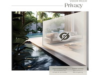 Brise-vent extensible en aluminium 180 x 300 cm beige - afbeelding 4 van  10