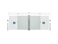 Brise vue - 600x180cm - gris - afbeelding 5 van  8