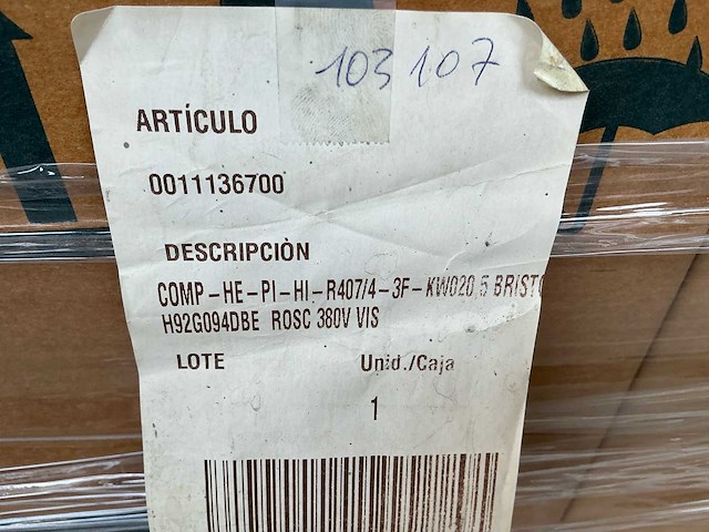 Bristol koelcompressor (2x) - afbeelding 3 van  4