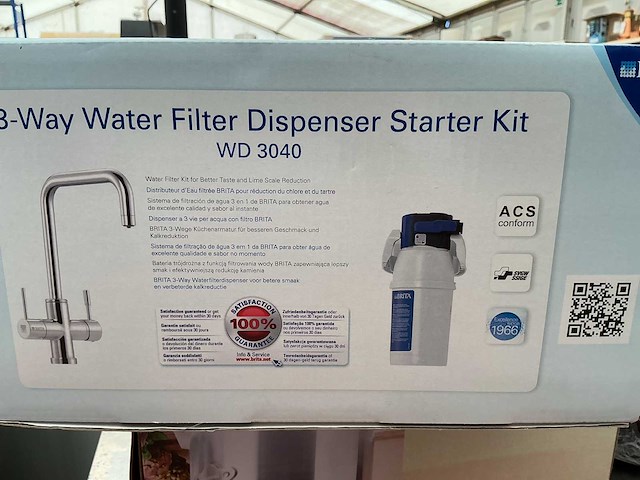 Brita wd 3040 kraan + waterontharder filter dispenser - afbeelding 1 van  3