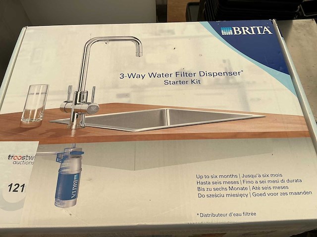 Brita wd 3040 kraan + waterontharder filter dispenser - afbeelding 2 van  3