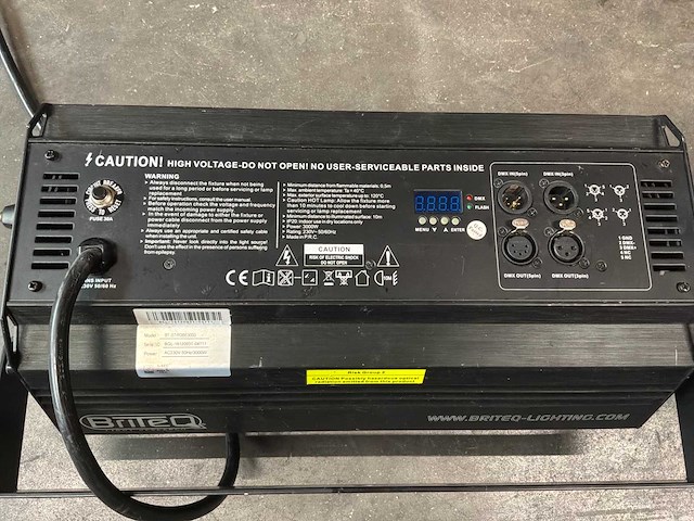 Briteq bt-strobe 3000 andere verlichtingstechnologie - set van 2 strobes met flycase - afbeelding 7 van  8