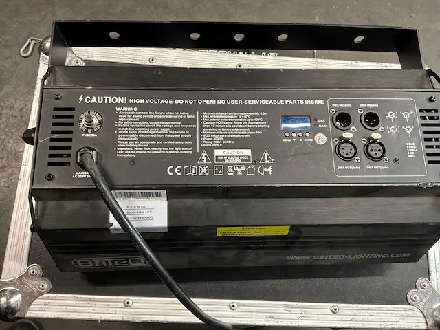 Briteq bt-strobe 3000 andere verlichtingstechnologie - set van 2 strobes met flycase - afbeelding 8 van  8