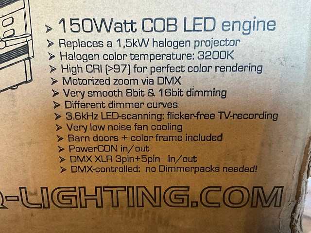 Briteq bt theatre 150ec spotlight - afbeelding 4 van  4