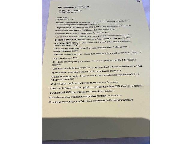 Briteq bt-tvpanel overige lichttechniek - afbeelding 5 van  5