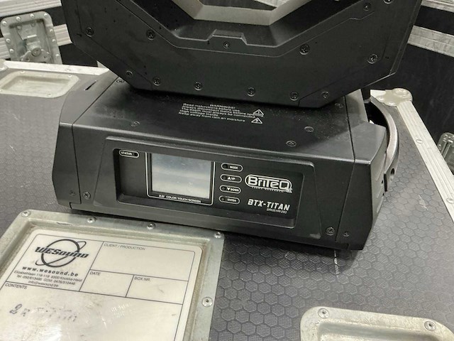 Briteq btx-titan moving head (2x) - afbeelding 3 van  4