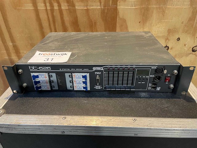 Briteq dmx dimmer pack - bt-626 / 6ch - dimmerpack - afbeelding 1 van  2